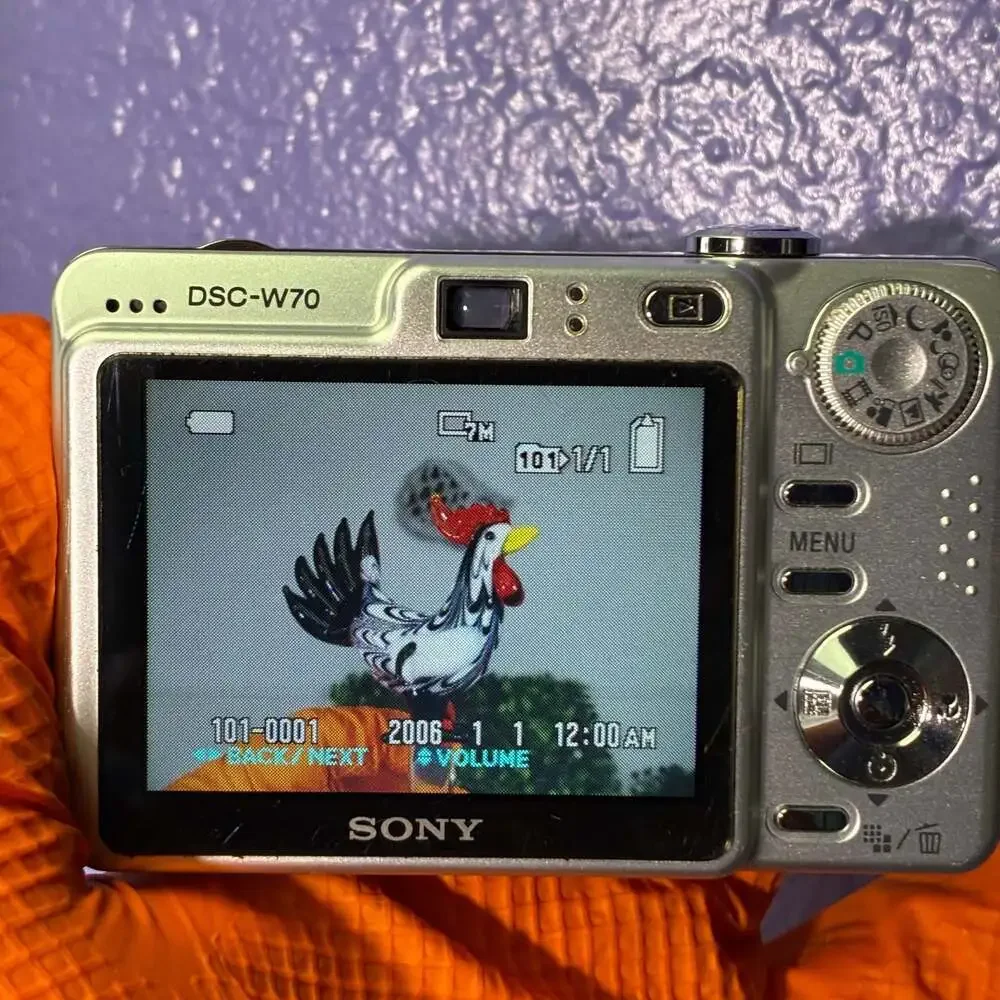 Sony Cyber-shot DSC-W70 7.2 MP Digital Camera with Battery, Charger, and Memory - Picture 8 of 8